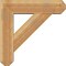 Ekena Millwork Traditional Craftsman Rough Sawn Bracket w/ Offset Brace, Western Red Cedar, 8"W x 30"D x 30"H BKT0806X30X30TRA04RWR - alternate 3